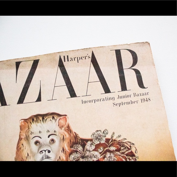 Harper's Bazaar | Vintage September 1948 Fashion Magazine - Picture 4 of 11